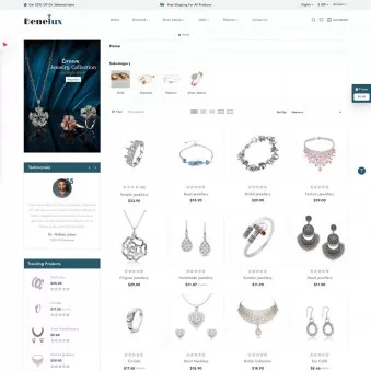 Beneiux - Stunning Templates for Jewelry Boutiques