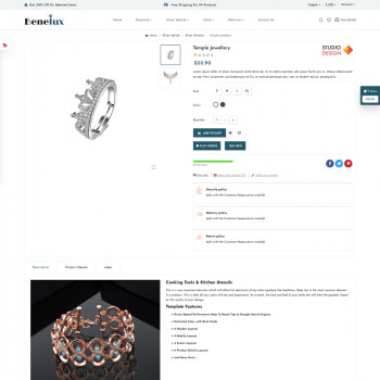 Beneiux - Stunning Templates for Jewelry Boutiques Beneiux - Stunning Templates for Jewelry Boutiques