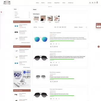 Polarios - Modern Theme for Goggles & Eyewear
