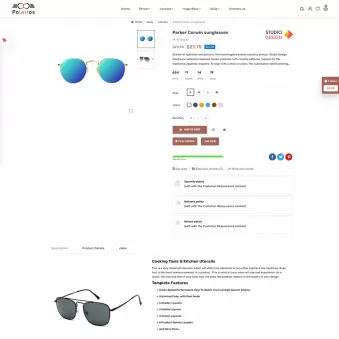 Polarios - Modern Theme for Goggles & Eyewear
