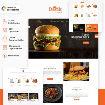 Dacik Fitfood - Unique Themes for Fast Food Retail
