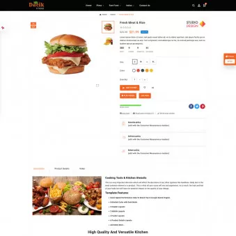 Dacik Fitfood - Unique Themes for Fast Food Retail