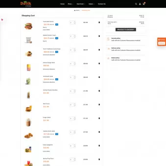 Dacik Fitfood - Unique Themes for Fast Food Retail
