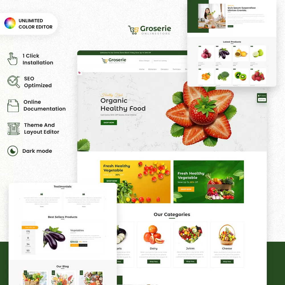 Groserie - Premium Templates for Grocery Stores Groserie - Premium Templates for Grocery Stores