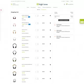 high tune - Modern Theme for Headphone Retailers