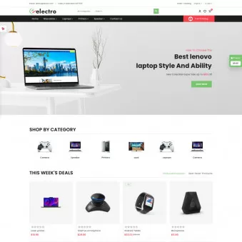 Electro Modern Theme for Electronics Stores