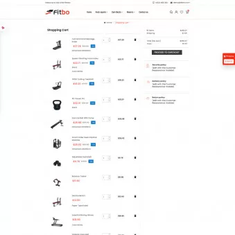 Fitbo : Sleek Designs for Gym Equipment Shops