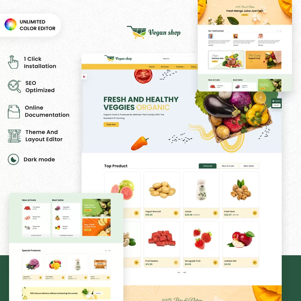 Fresh Vegan Groceries Every Day