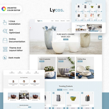 Lycos Handcrafted Ceramics for Your Home