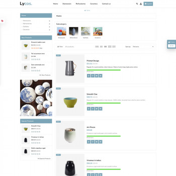 Lycos Handcrafted Ceramics for Your Home