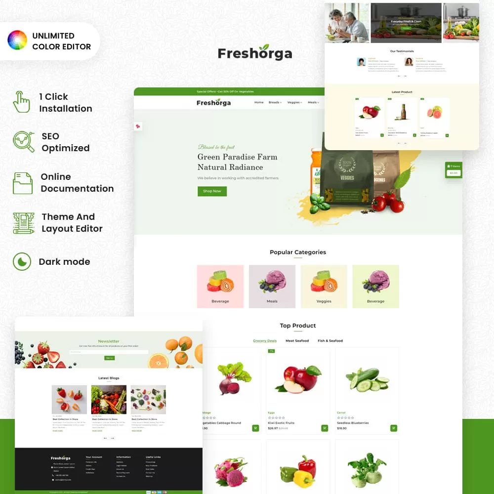 Freshorga Organic Products to Nourish Your Body and Soul