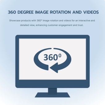 360° Rotation & Video Module for eCommerce Products
