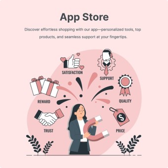 Modern App Display Templates for Websites | App Store Module