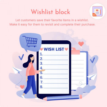 Wishlist block