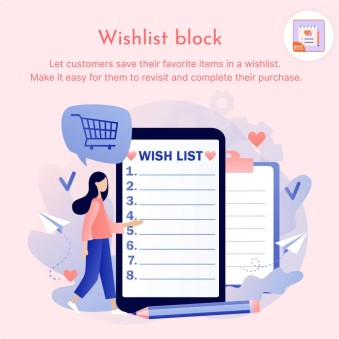 Wishlist block