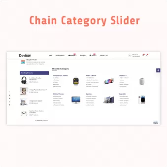 Chain Category Slider