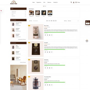 Destination for Make Time Coffees and Fresh Flavors