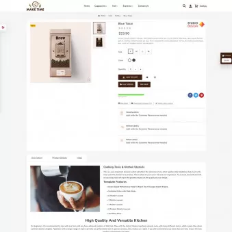 Destination for Make Time Coffees and Fresh Flavors