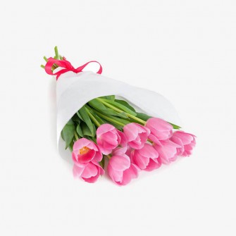 Dozen Pink Roses