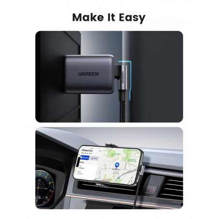 UGREEN Braided USB-C Charging Cable