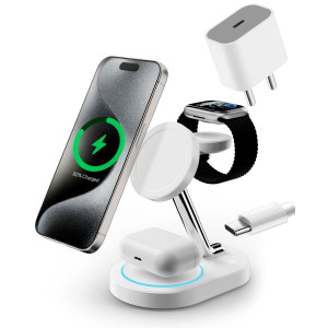 Belkin Boostcharge Pro 2-i-1 trådløs oplader
