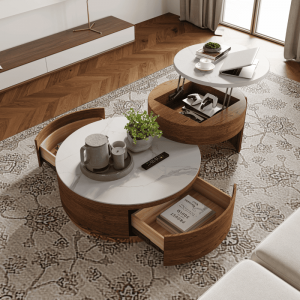Lift-topp soffbord: Lift-Top Convenience Centralbord