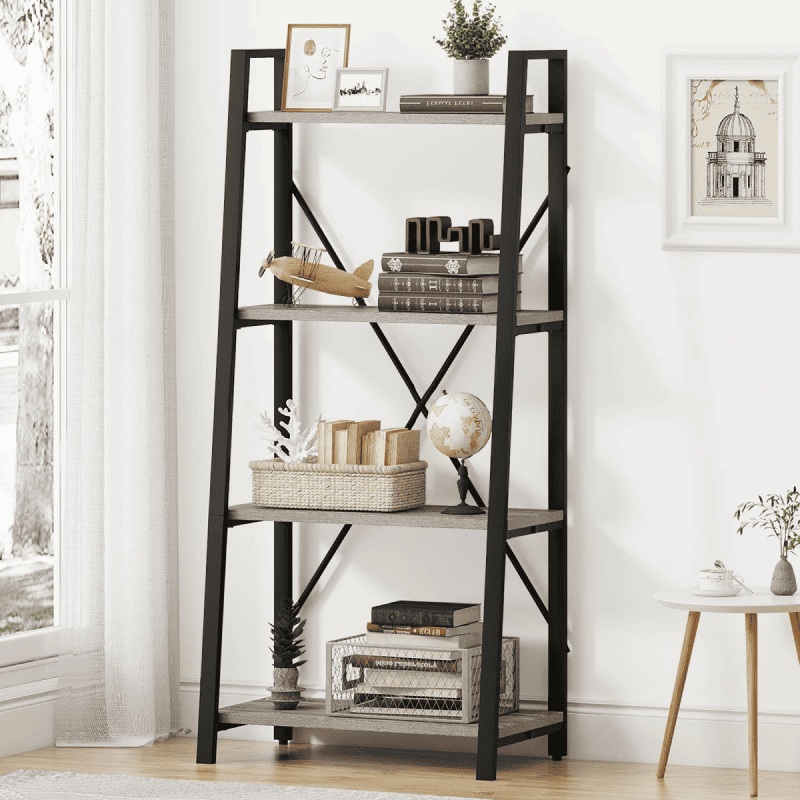 Ladder Bookcases: Stylish Ladder Bookshelf Concepts