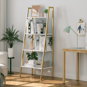 Ladder Bookcases: Stylish Ladder Bookshelf Concepts