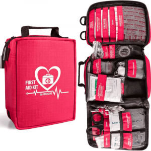 Kits completos de primeros auxilios para preparación para emergencias en el hogar