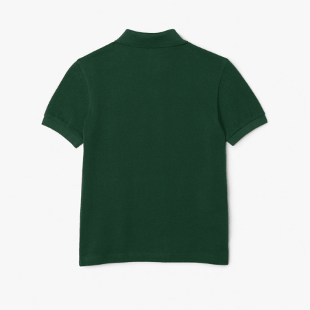 Printed Boys' Polo Shirt with Contrast Collar
