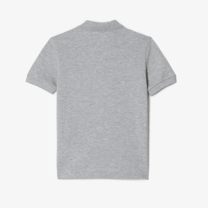 Camisa de polo de niños impresos con cuello de contraste