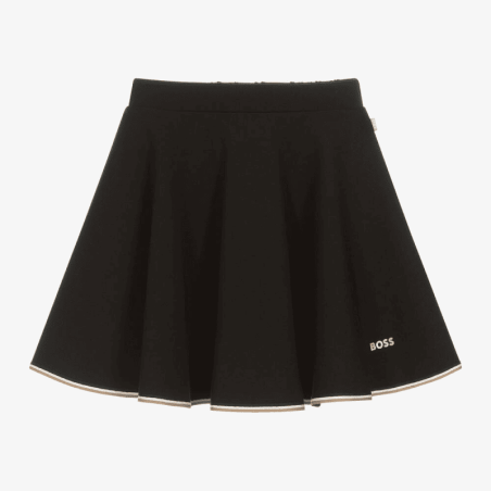 Trendy Skater Skirt with Bow-Tie Belt Detail