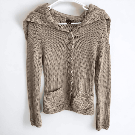 Cozy Button-Up Cardigan with Front Pockets