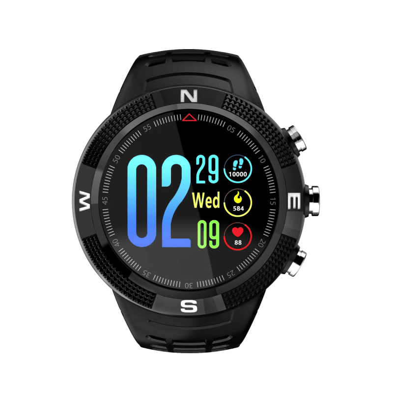 Smartwatch con rastreador de fitness y construcción impermeable