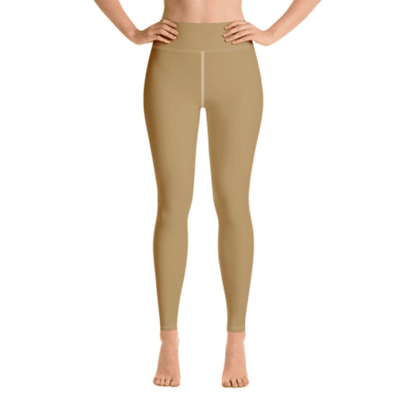 Four-Way Stretch Yoga Leggings with Flatlock Seams