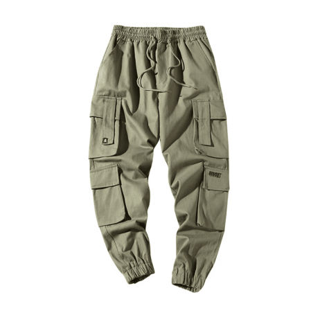 Casual Chino Trousers with Multiple Pockets