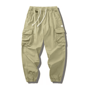 Pantaloni Chino casual con tasche multiple
