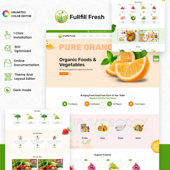 Fullfill Fresh: Organic Store Solutions for Fresh Living