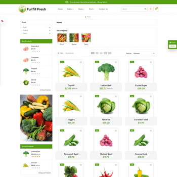 Fullfill Fresh: Organic Store Solutions for Fresh Living