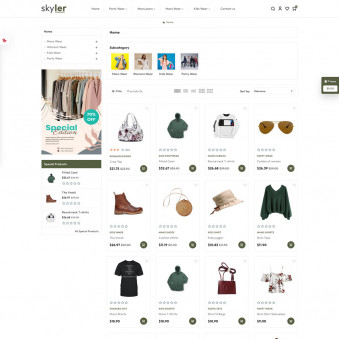skyler: Modern Fashion Templates for Your Brand