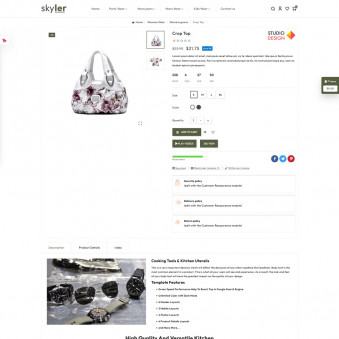 skyler: Modern Fashion Templates for Your Brand