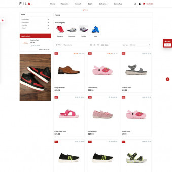 FILA: Elegant Designs for Shoe Shops