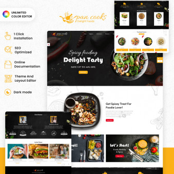 PanCooks Delight Foods: Tempting Themes for Food Stores