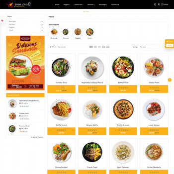 PanCooks Delight Foods: Tempting Themes for Food Stores
