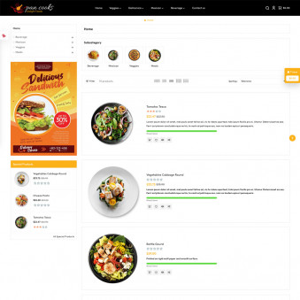 PanCooks Delight Foods: Tempting Themes for Food Stores