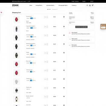 Zenik - Luxury Watch Themes for Your Store