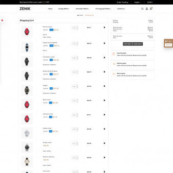 Zenik - Luxury Watch Themes for Your Store