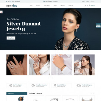 Beneiux - Stunning Templates for Jewelry Boutiques