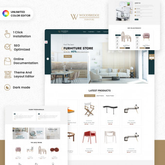 Woodbridge - Creative Templates for Furniture Brands