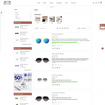 Polarios - Modern Theme for Goggles & Eyewear